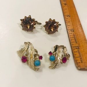 Vintage Costume Jewelry Clip-ons